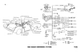 1968 Ford Cougar Mustang Wiring and Vacuum Diagrams Manual 11x17 inch COMB Bound