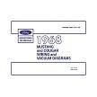 1968 Ford Cougar Mustang Wiring and Vacuum Diagrams Manual 11x17 inch COMB Bound