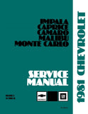 1981 Chevrolet Car Shop Manual