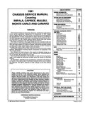 1981 Chevrolet Car Shop Manual