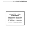 1984 Corvette Electrical Troubleshooting Shop Manual Supplement