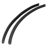 Rear Roll-up Window Seals - 2 Pieces For 1957-59 Belvedere Fury Savoy - 20" long