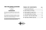 1966 Ford Car & Thunderbird Wiring Diagrams Manual - 11x17 inch COMB Bound