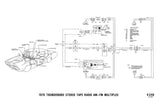 1970 Ford Thunderbird & Mark III Wiring & Vacuum Diagrams Manual 11x17 in Bound