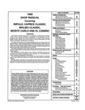 1982 Chevrolet Shop Manual