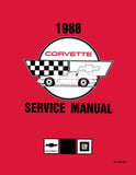 1988 Chevrolet Corvette Service Manual (Chassis & Body)