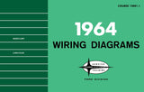 1964 Mercury & Lincoln Wiring Diagrams Manual - 11x17 inch COMB Bound