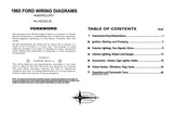 1965 Lincoln & Mercury Wiring Diagrams Manual - 11x17 inch COMB Bound