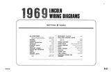 1969 Lincoln and Mark III Wiring and Vacuum Diagrams Manual (COLOR) - 11x17 inch