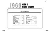 1969 Lincoln and Mark III Wiring and Vacuum Diagrams Manual (COLOR) - 11x17 inch