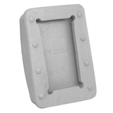 Gray Park Brake Pedal Pad 1970-74 Dodge Plymouth - 1-5/8" wide by 2-5/16" long