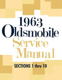 1963 Oldsmobile Service Manual - 2 Vol Set