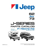 1962 - 1973 Jeep J-Series (Gladiator, Wagoneer) Parts Catalog - F-76073 R3