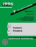 1996 Camaro Firebird Service Manual 2 Book Set