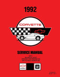 1992 Corvette Service Manual (Chassis & Body) - 3 Volumes