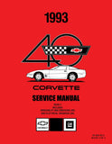 1993 Corvette Service Manual (Chassis & Body) - 4 Volumes