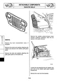 1987 - 1988 Jeep Wrangler / YJ Body Shop Manual