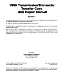 1998 GM Car & Truck Transmission, Transaxle & Transfer Case Overhaul Manual
