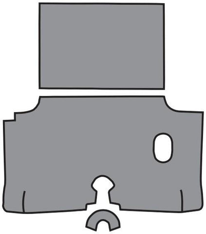 1960 Chevrolet Impala Trunk Mat 15V GM Waffle TM Vinyl