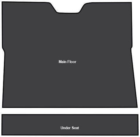 1947-54 Chevrolet Truck Sound Deadener 2pc EVA