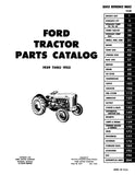 1939 - 1953 Ford 9N, 2N, 8N & NAA Tractor Illustrated Parts Catalog