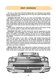 1958 Ford Car Owner's Manual - COLOR
