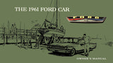 1961 Ford Car Owner's Manual - COLOR
