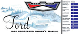 1965 Ford Car Owner's Manual - COLOR