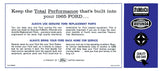 1965 Ford Car Owner's Manual - COLOR