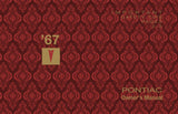 1967 Pontiac Owner's Manual - COLOR