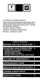 1978 Pontiac Firebird Owner's Manual