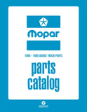 1984 - 1985 Dodge LD Truck, Ramcharger & Van Parts Catalog