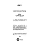 2002 Jeep Wrangler Service Manual