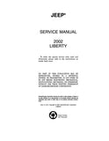 2002 Jeep Liberty Service Manual