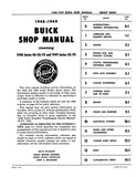 1948-1949 Buick Shop Manual
