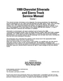 1999 Chevrolet Silverado & GMC Sierra Service Manual