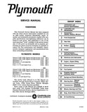 1966 Plymouth Service Manual