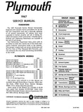 1967 Plymouth Service Manual