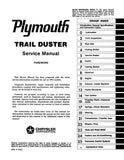 1974 Plymouth Trail Duster Service Manual
