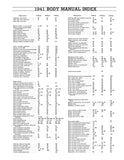 1941 - 1942 Fisher Body Manual - Chevy, Pontiac, Oldsmobile, Buick, Cadillac