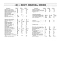 1941 - 1942 Fisher Body Manual - Chevy, Pontiac, Oldsmobile, Buick, Cadillac