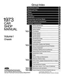 1973 Ford / Lincoln / Mercury Shop Manual - 5 Volumes