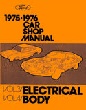 1975 - 1976 Ford / Lincoln / Mercury Shop Manual - 5 Volumes