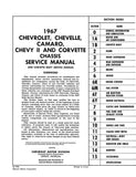 1967 Chevrolet Chassis Service Manual (Licensed High Quality Reproduction)