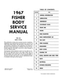 1967 Fisher Body Service Manual