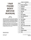 1969 Fisher Body Service Manual