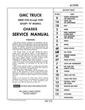 1972 GMC Truck Service Manual Series 1500 thru 3500