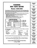 1929-1958 Chevrolet Parts & Accessories Catalog