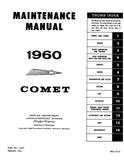 1960 Mercury Comet Maintenance Manual