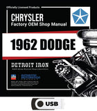 1962 Dodge Shop Manual & Sales Literature on USB